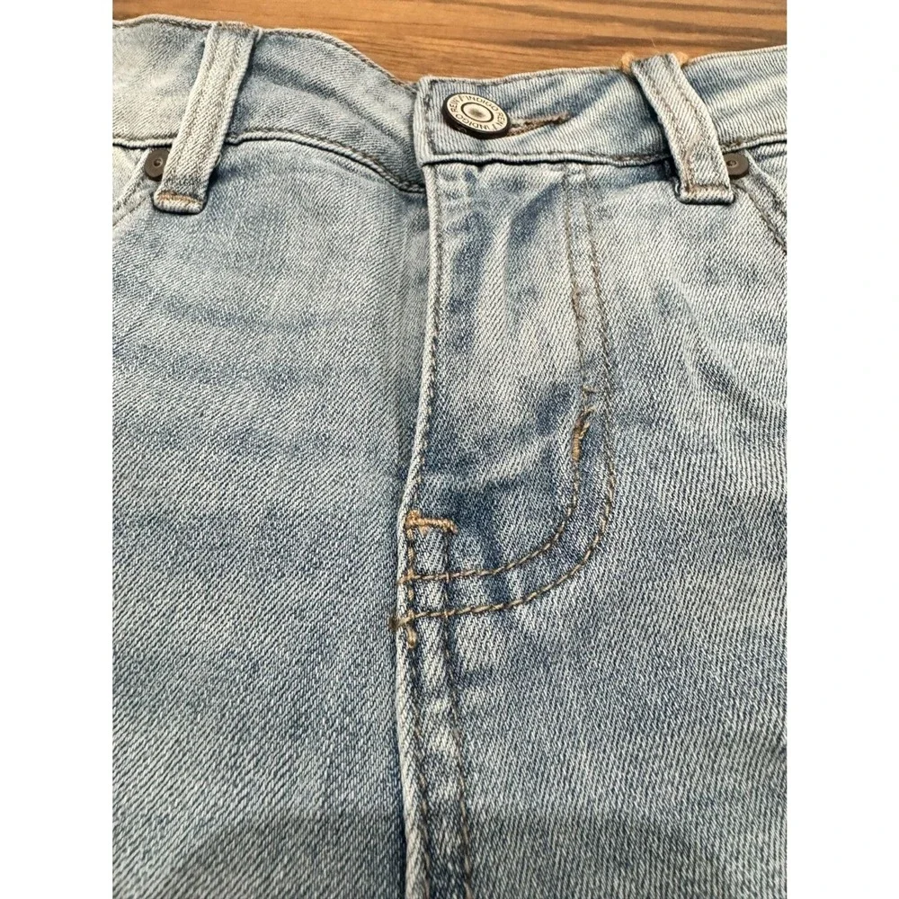 Indigo Rein Stretch Hi Rise Denim Short Size 7 - Picture 3 of 7